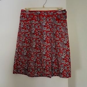 Vintage Charlotte Russe Floral Print Skirt